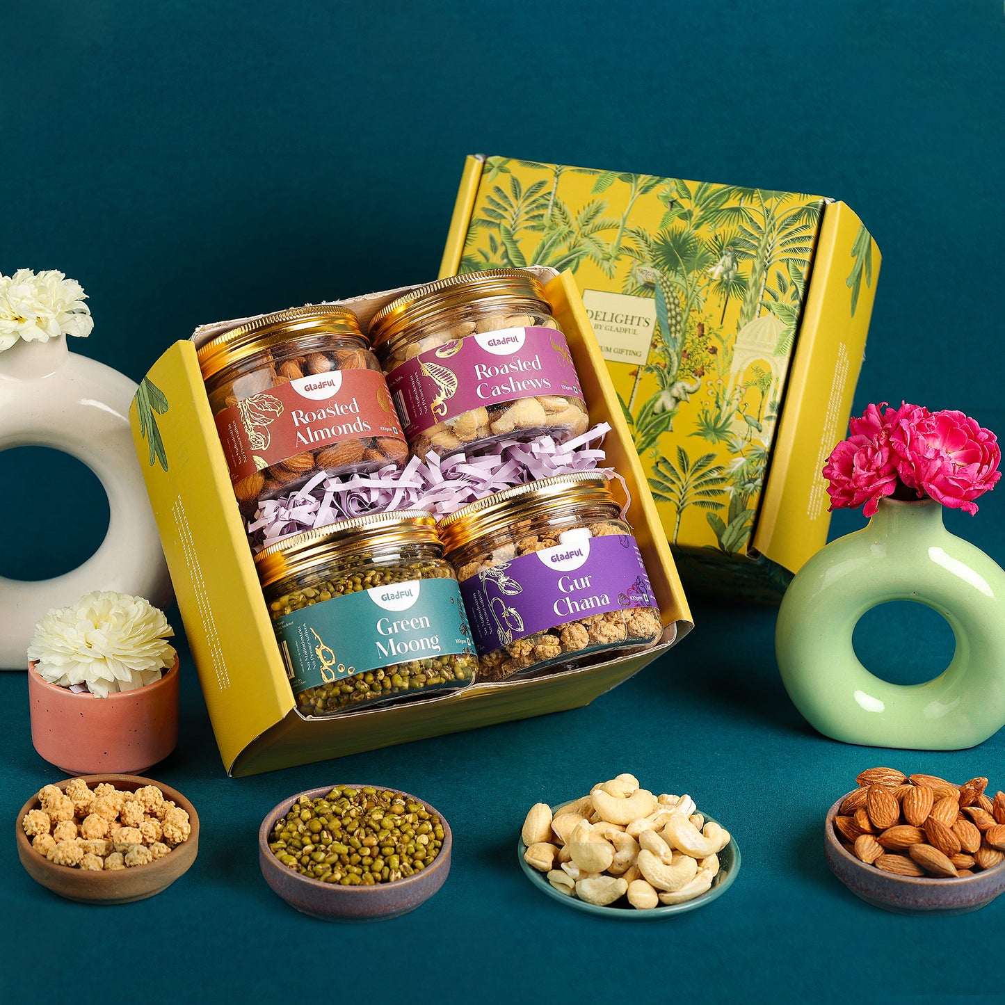 Roasted Nuts Healthy Gift Box - 4 Products