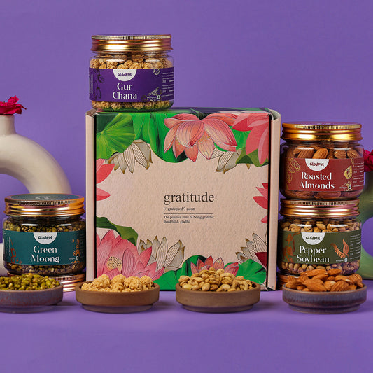 Premium Nuts Gratitude Gift Hamper - 4 Products