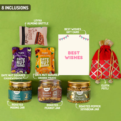 Special Chocolates and Nuts Gift Hamper - 7 Products