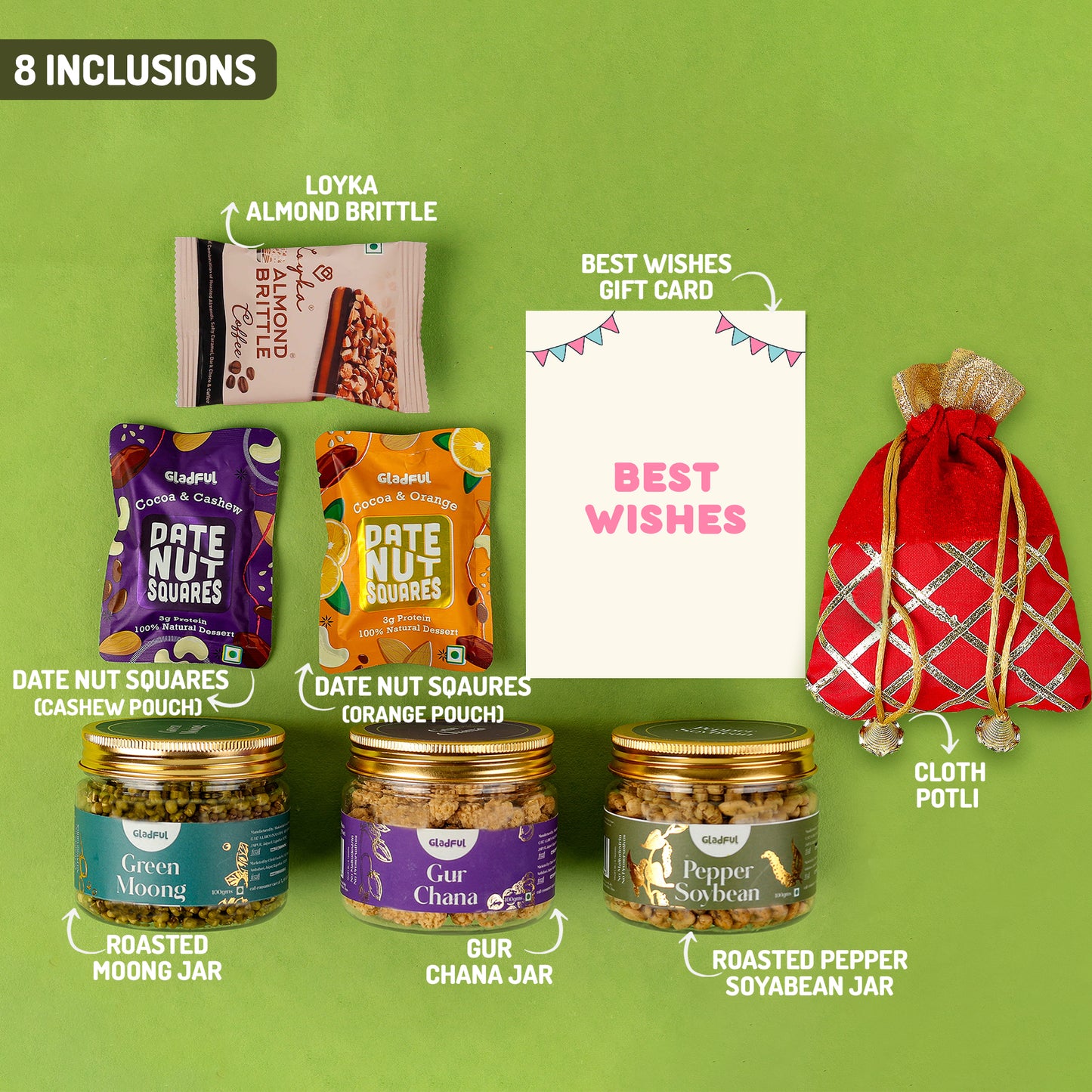 Selected Chocolates and Nuts Gift Hamper - 7 Products