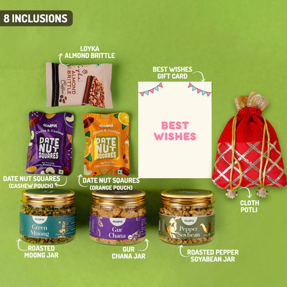 Selected Chocolates and Nuts Gift Hamper - 7 Products