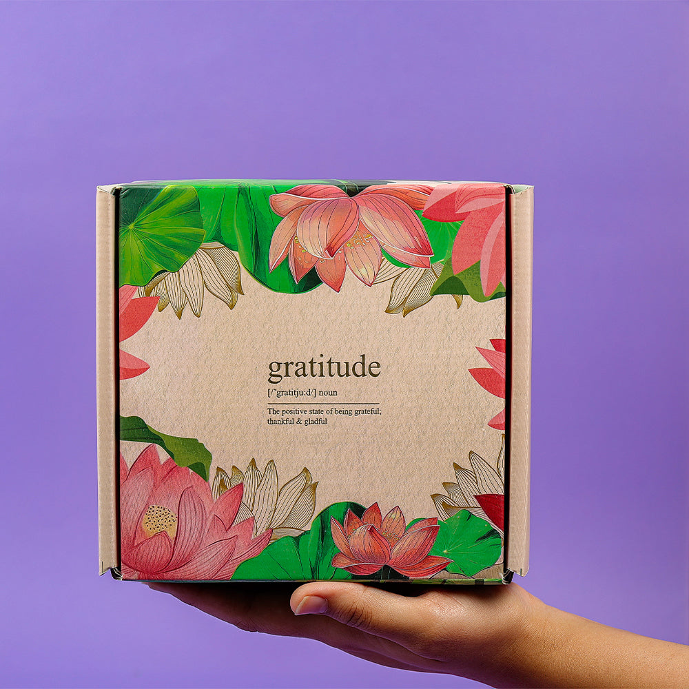 Happy Rakshabandhan Gift in Gratitude by Gladful Pink Box - 11 Products