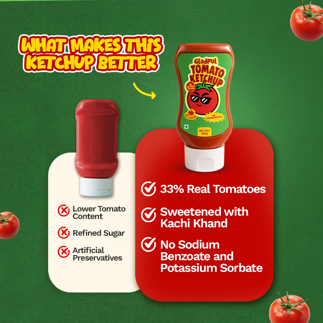Tomato Ketchup | 320g | No Refined Sugar | No Preservatives
