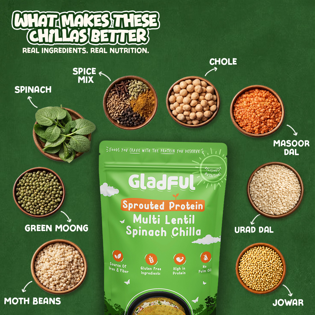 Sprouted Chilla Duo | 2 Packs | 400g
