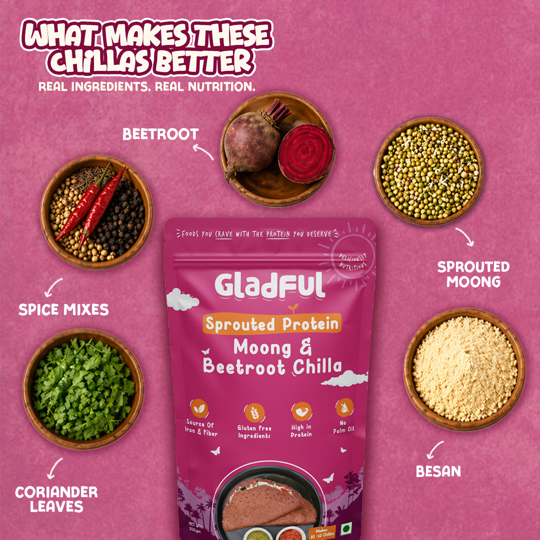 Sprouted Chilla Duo | 2 Packs | 400g