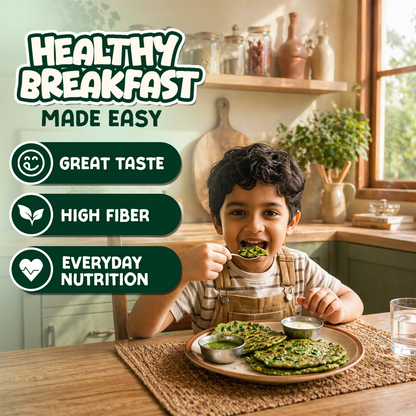 No Onion and No Garlic Methi & Amaranth Chilla Mix - 200gm