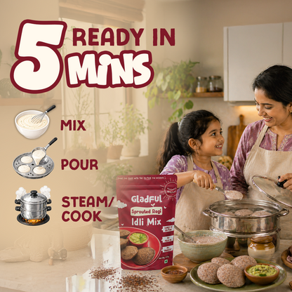 Ragi Instant Idli Mix - 400 gms