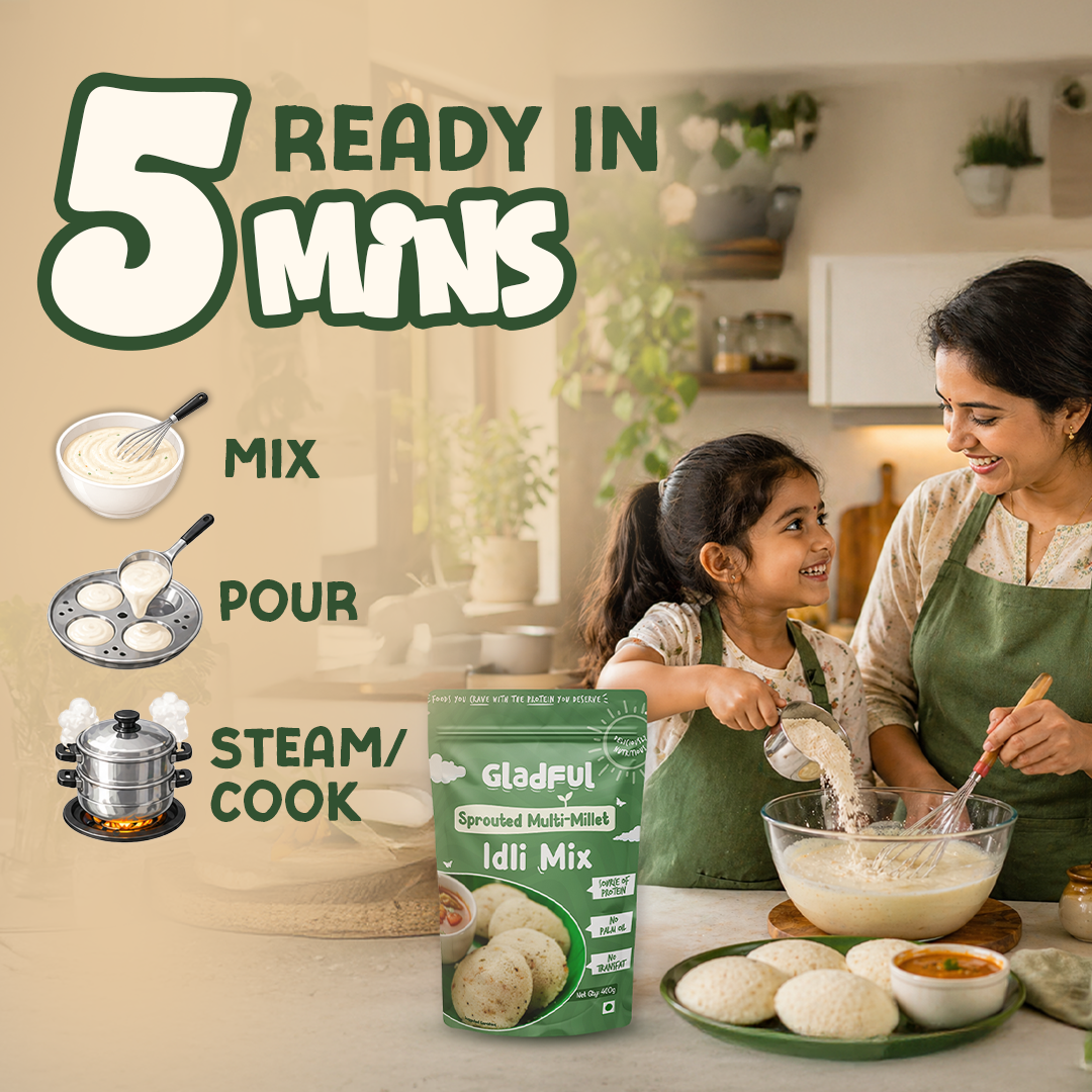 Multi - Millet Instant Idli Mix - 400gms