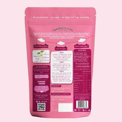 Strawberry Pancake Mix with Jowar and Oats - 150gms