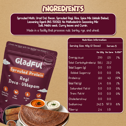 Ragi Dosa Instant Mix - 200gms