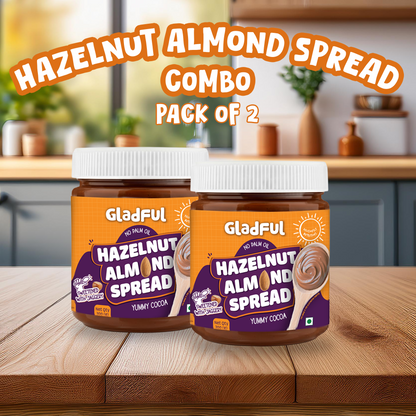 Hazelnut Almond Chocolate Spread - Pack of 2 | 600gms