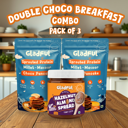 Double Choco Breakfast Combo - 3 Packs | 600gms