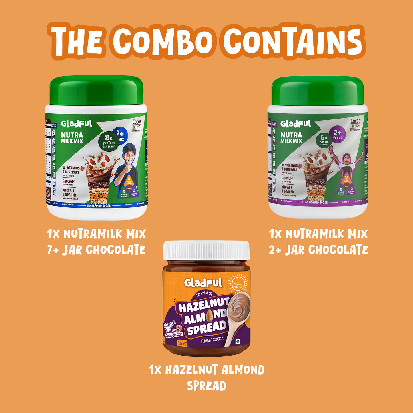 Everyday Kids Yummy Nutrition Combo -3 Packs | 1100gms