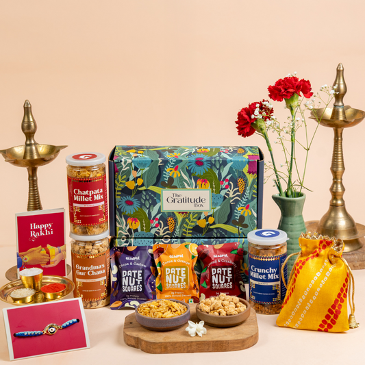 Healthy Delights Rakhi Gift Hamper - 10 Products