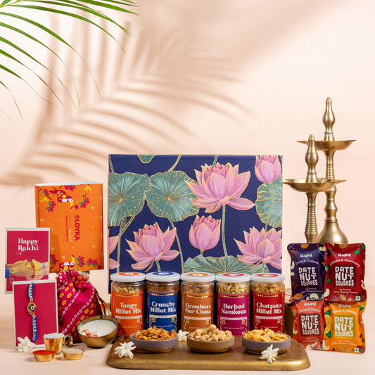 Ties of Love Rakhi Gift Hamper - 18 Products