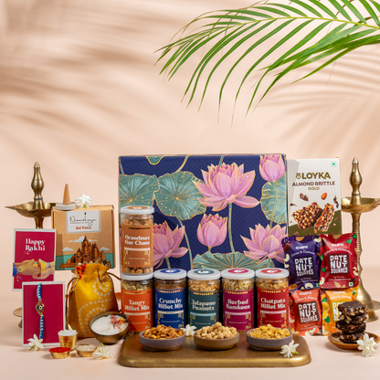 Rakhi Rituals Gift Hamper - 19 Products