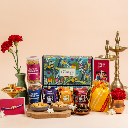 Phoolon ki Mehek Rakhi Gift Hamper - 9 Products