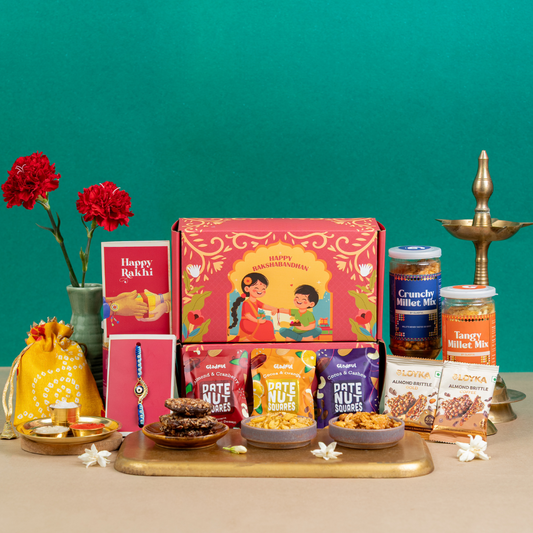 Pyaar ka Pitaara Rakhi Gift Hamper - 11 Products