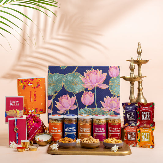 Ties of Love Rakhi Gift Hamper - 18 Products
