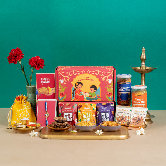 Pyaar ka Pitaara Rakhi Gift Hamper - 11 Products