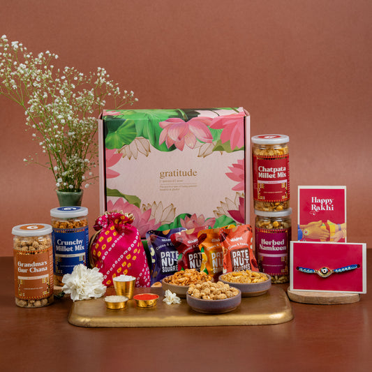 Happiness Delivered, Rakhi Gift Hamper - 12 Products