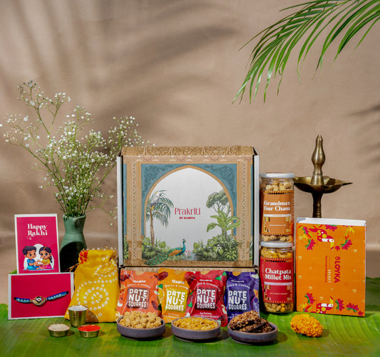 Celebration Station Rakhi Gift Hamper - 14 Products