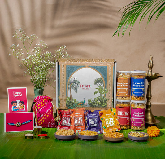 Rosy Radiance Rakhi Gift Hamper - 12 Products