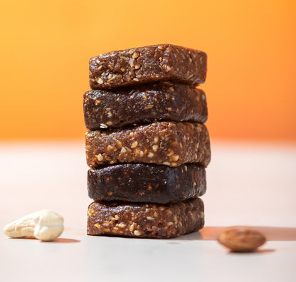 Date Nut Squares - Cocoa and Peanut : 8 Bars