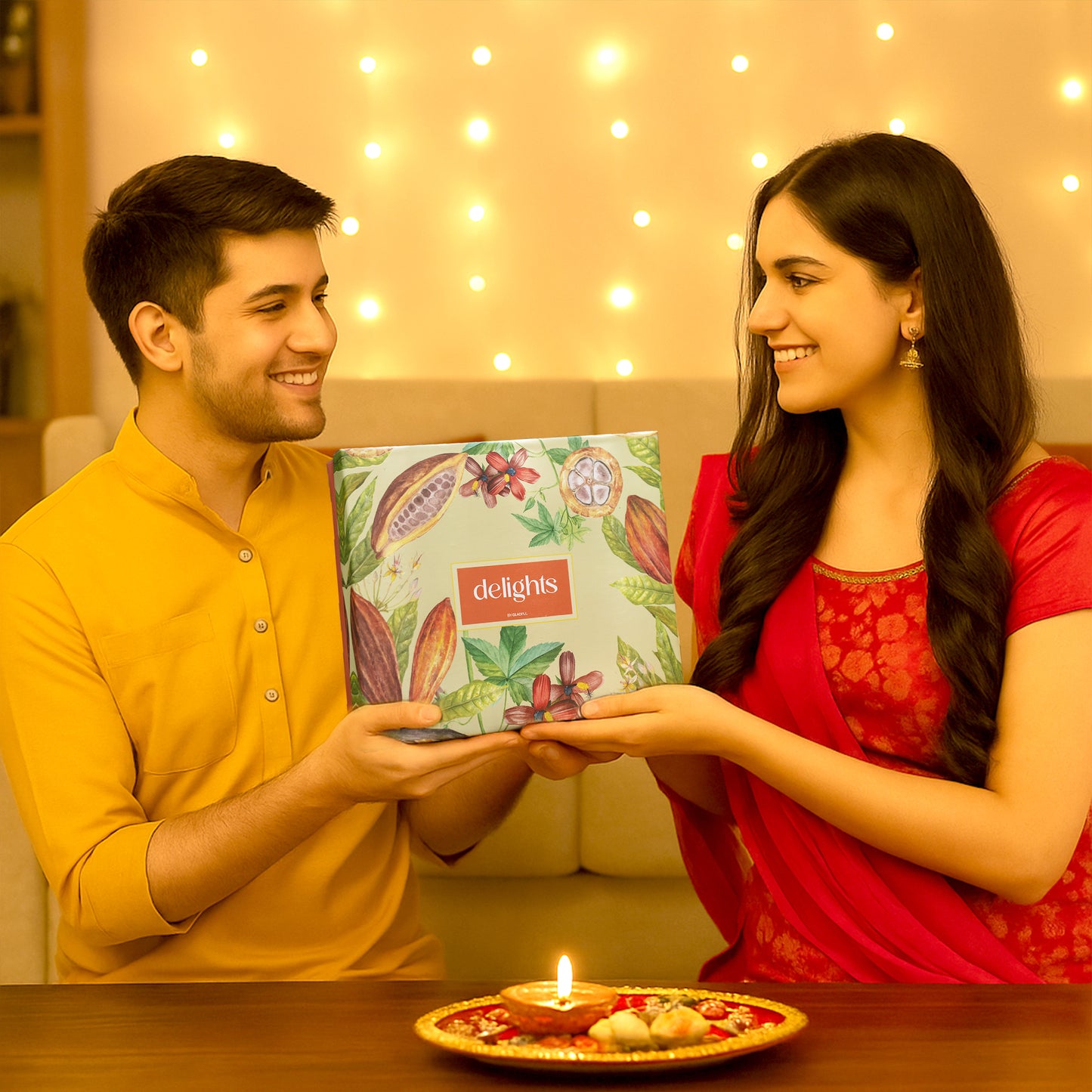 Mere Bhai ka Delightful Rakhi Box - 18 Products