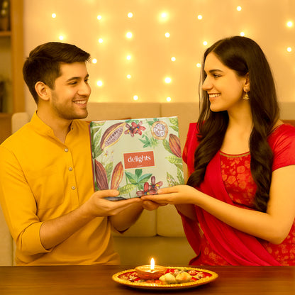 Mere Bhai ka Delightful Rakhi Box - 18 Products