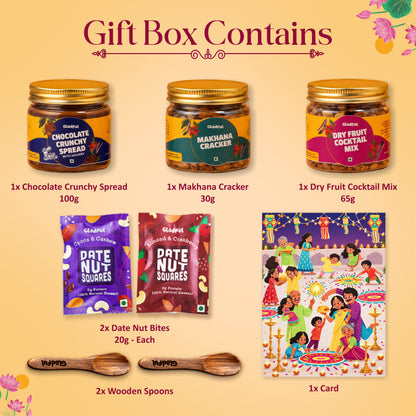 Gladful Mithaas Blue Diwali Gift Box