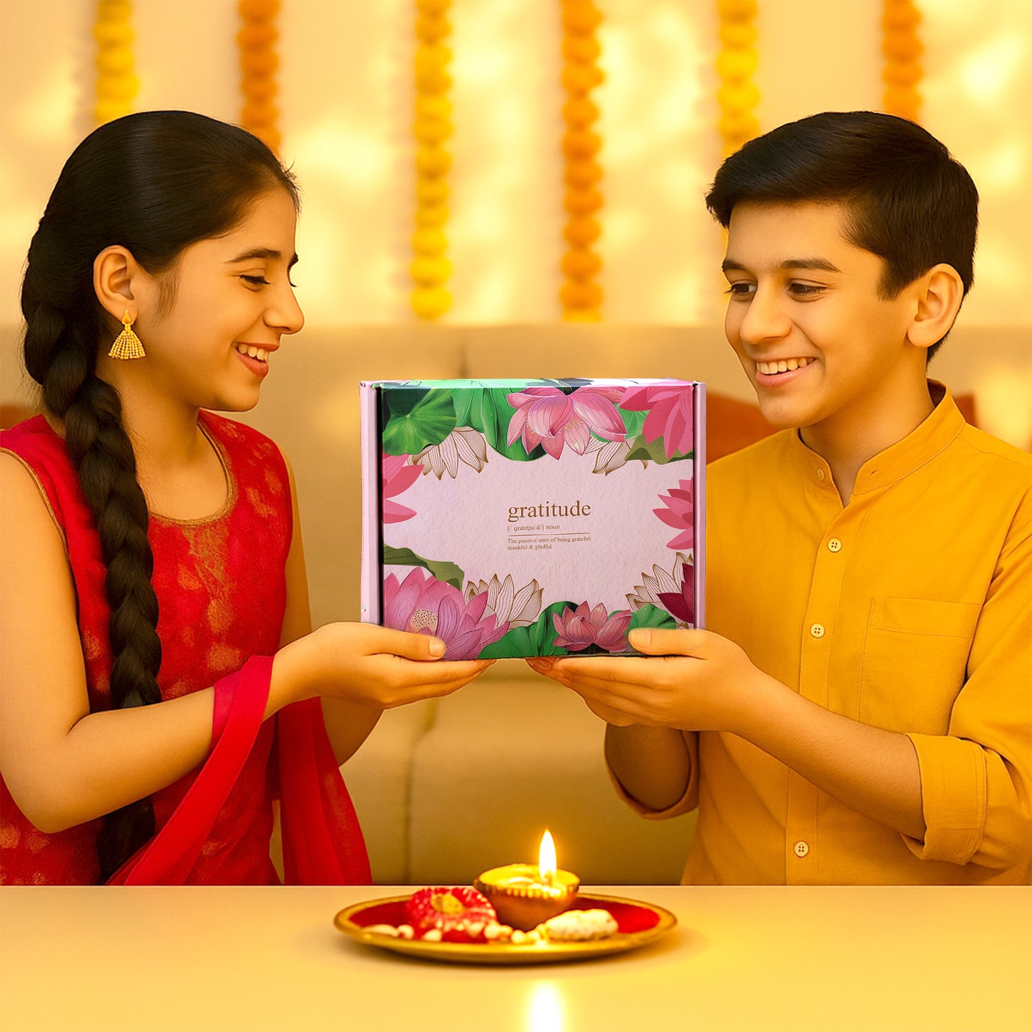 Wholesome Wishes Rakhi Gift Hamper - 9 Products
