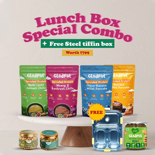 Lunchbox Special Combo - 7 Packs + Spill-proof Premium Steel Tiffin worth ₹799 Free