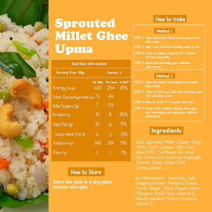 Ghee Millet Upma - Pack of 5