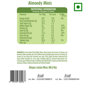 Almondy Protein Mini Cookies - 3 packs