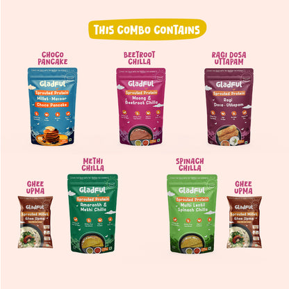 Bestseller Breakfast Combo - 7 Packs