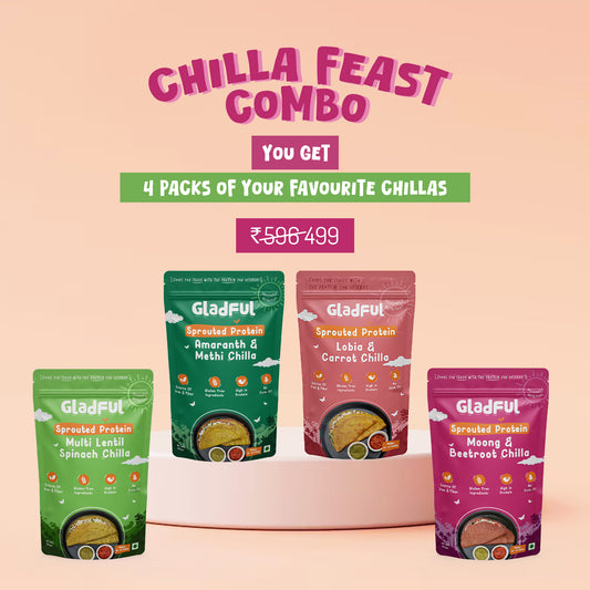 Gladful Chilla Feast Combo - 4 Packs