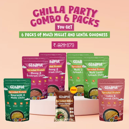 Gladful Chilla Party Combo - 6 Packs