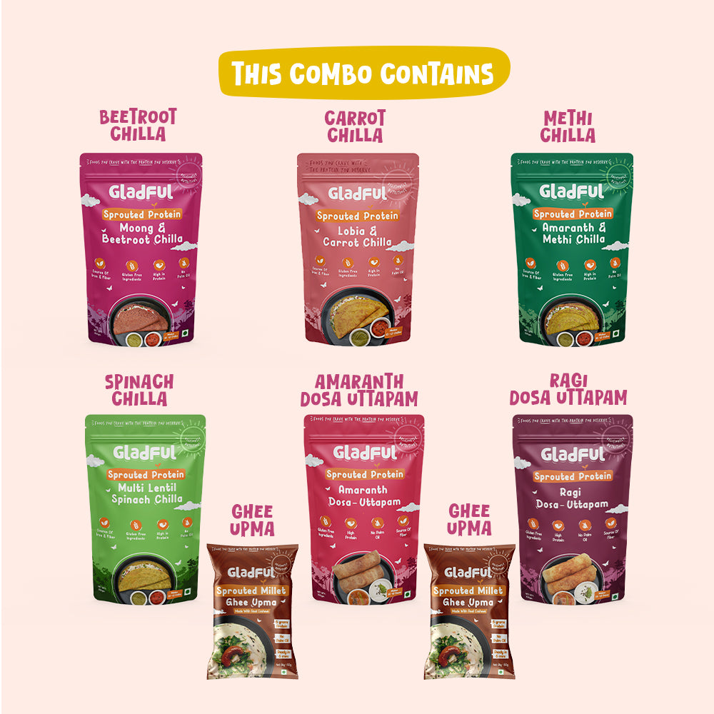 Desi Nashta Combo - 8 Packs