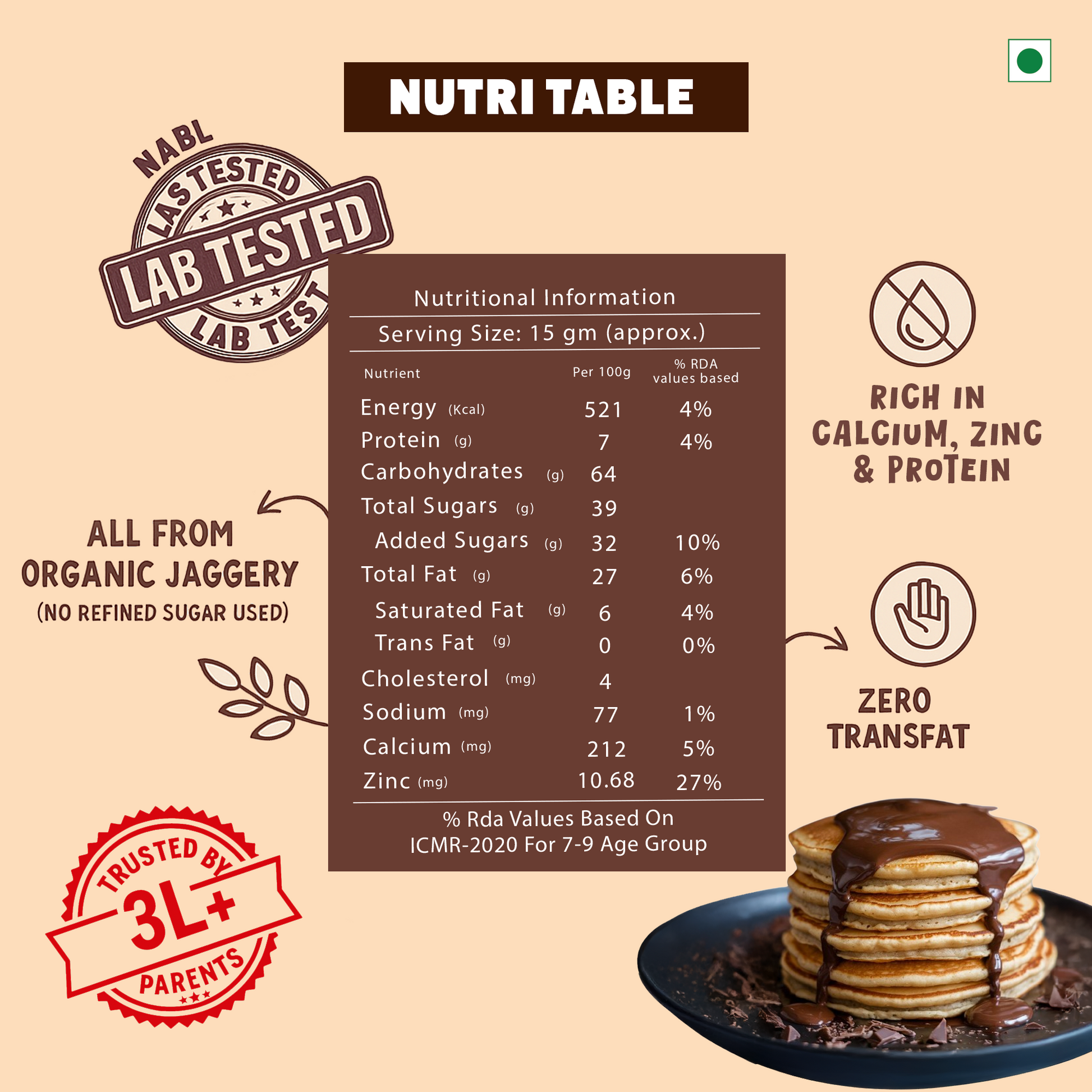 Hazelnut almond chocolate spread on toast for family breakfast, rich and healthy spread