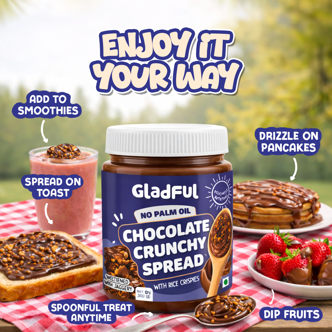 Healthy chocolate spread serving ideas with toast smoothies pancakes fruits and snacks