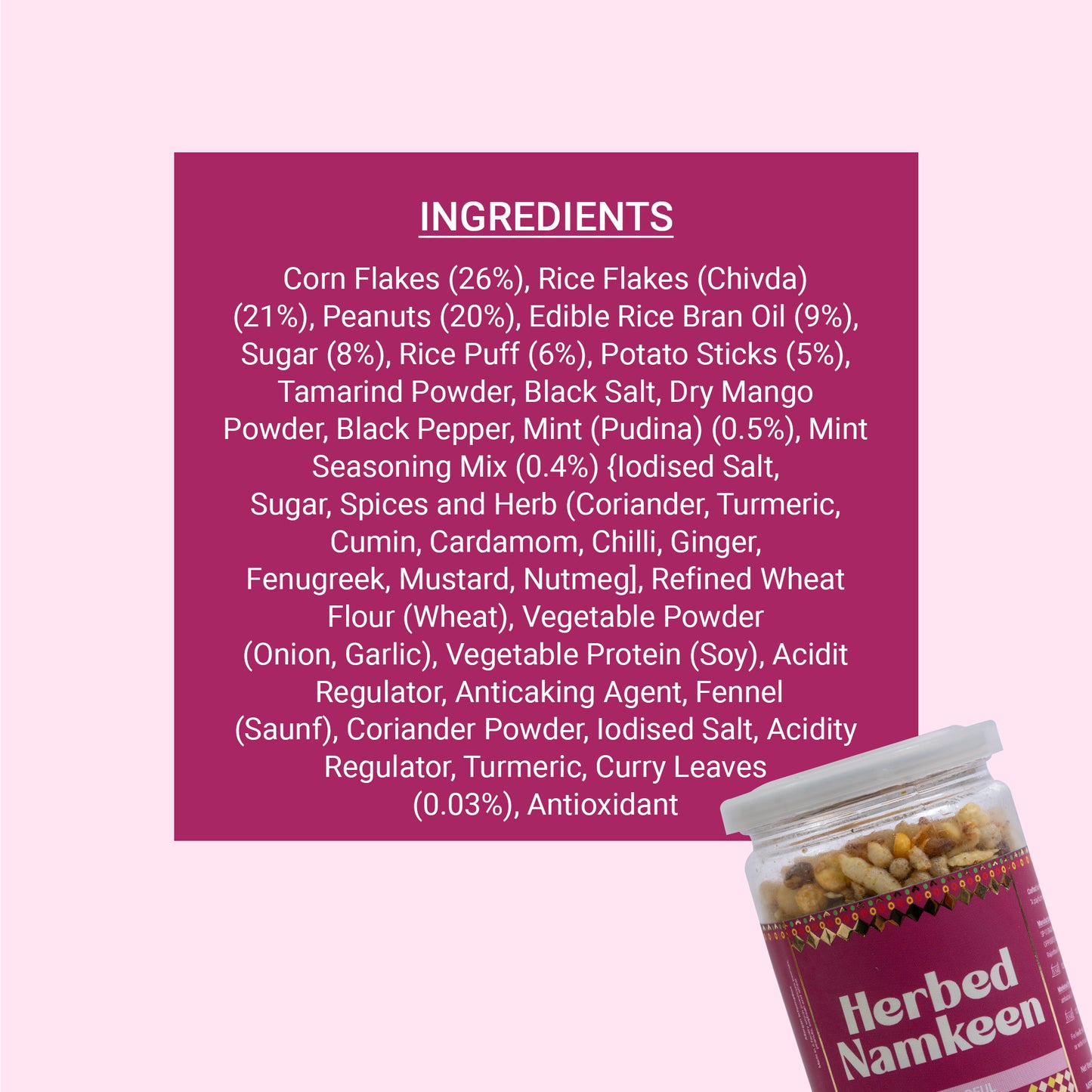 Sweet and Sour Herbed Namkeen - 50gms