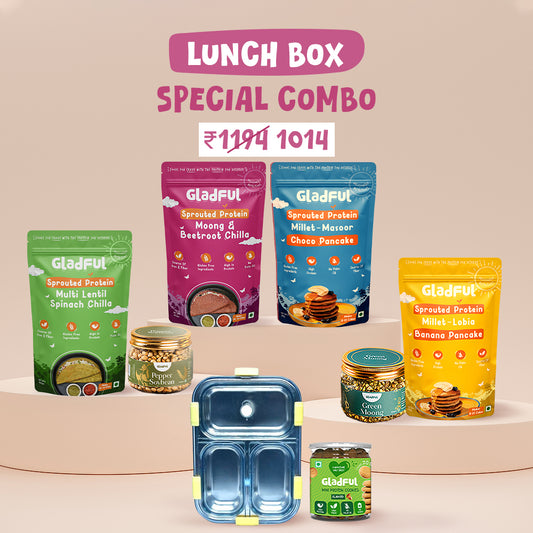 Lunchbox Special Combo - 7 Packs + Spill-proof Premium Steel Tiffin worth ₹799 Free