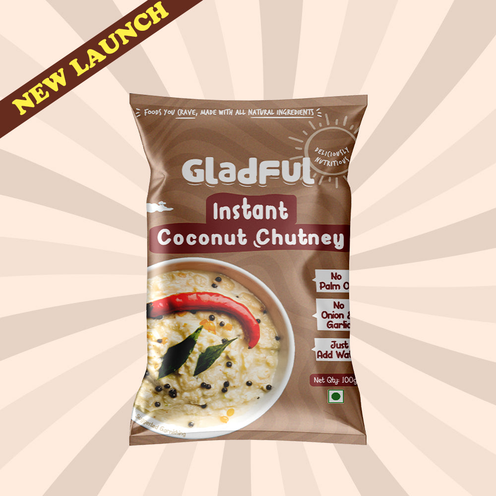 Instant Coconut Chutney Powder with No Onion and No Garlic - 100gms