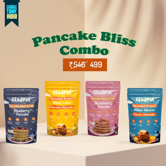 Gladful Pancake Bliss Combo - 4 Packs