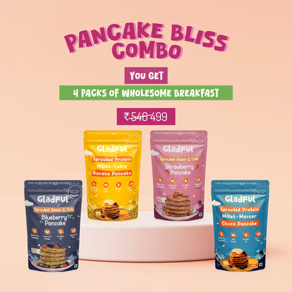 Gladful Pancake Bliss Combo - 4 Packs