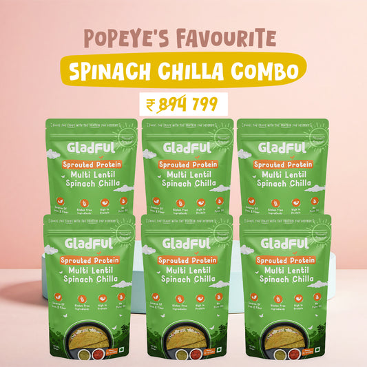 Popeye's Favourite Spinach Chilla Combo