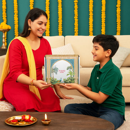Rosy Radiance Rakhi Gift Hamper - 12 Products