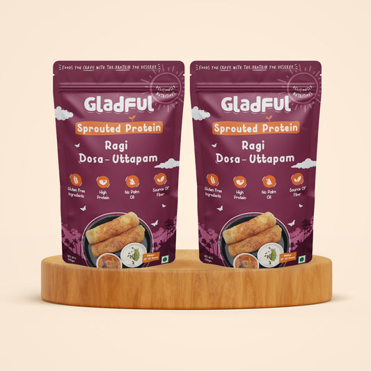 Gladful Ragi Dosa Instant Mix - Pack of 2