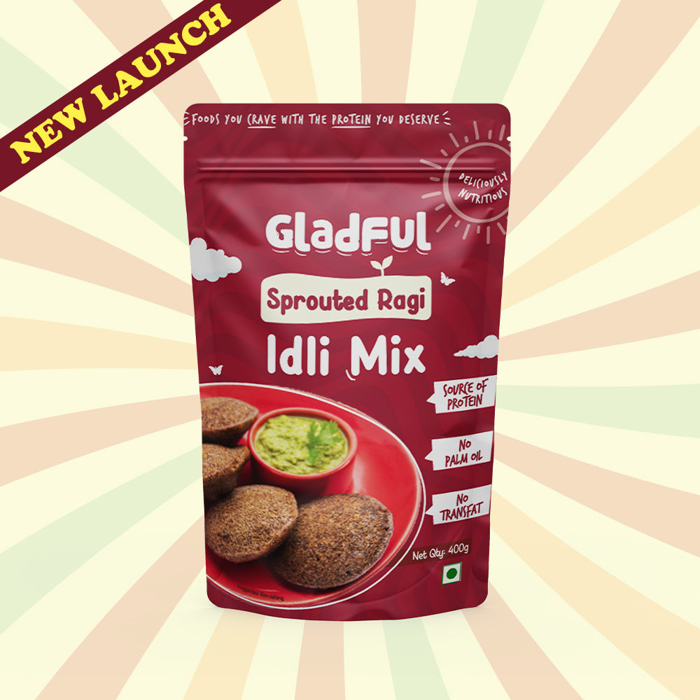 Sprouted Ragi Instant Idli Mix - 400 gms